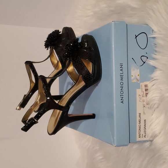Antonio Melani black heels. - Picture 3 of 5